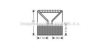 AVA QUALITY COOLING OLV414 Evaporator, air conditioning
